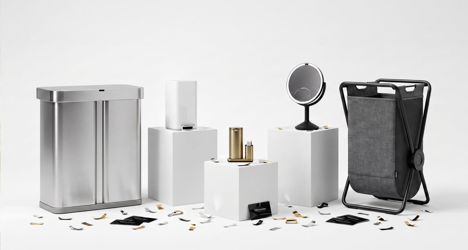 Simplehuman's Member Rewards Event Desktop Hero Image.