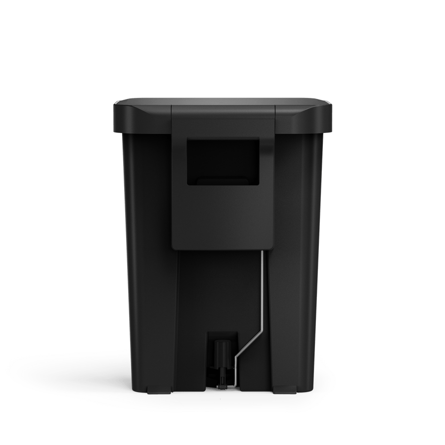 cubo rectangular con pedal de 45 litros con almacÃ©n de bolsas de basura
