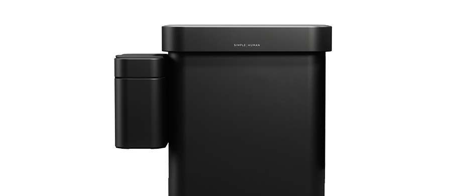 Cubo para Basura Orgánica - negro mate