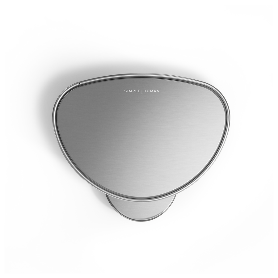 cubo semicircular con pedal de 6 litros