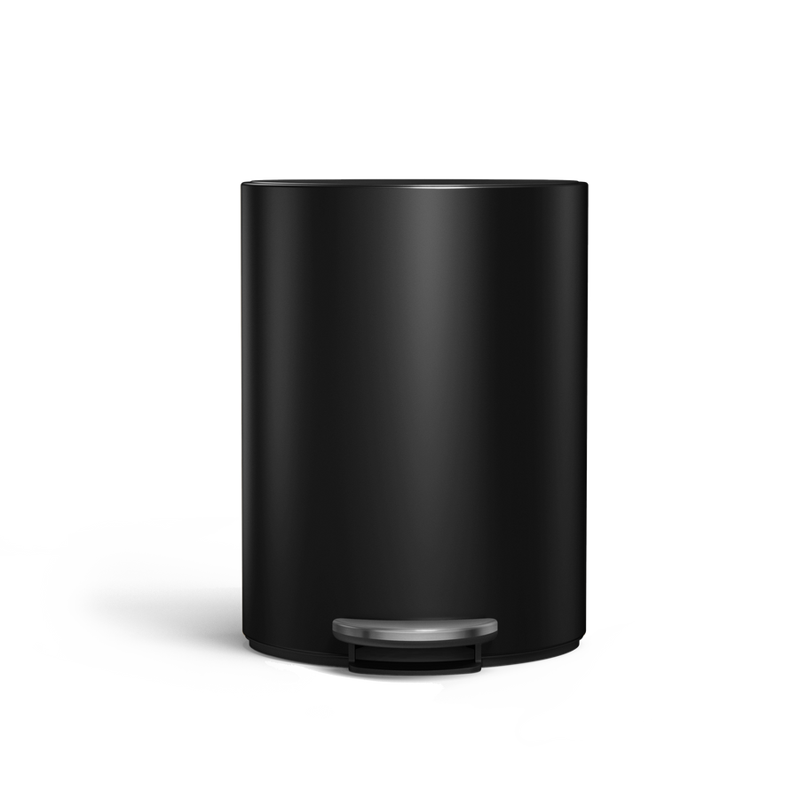 cubo semicircular con pedal de 6 litros