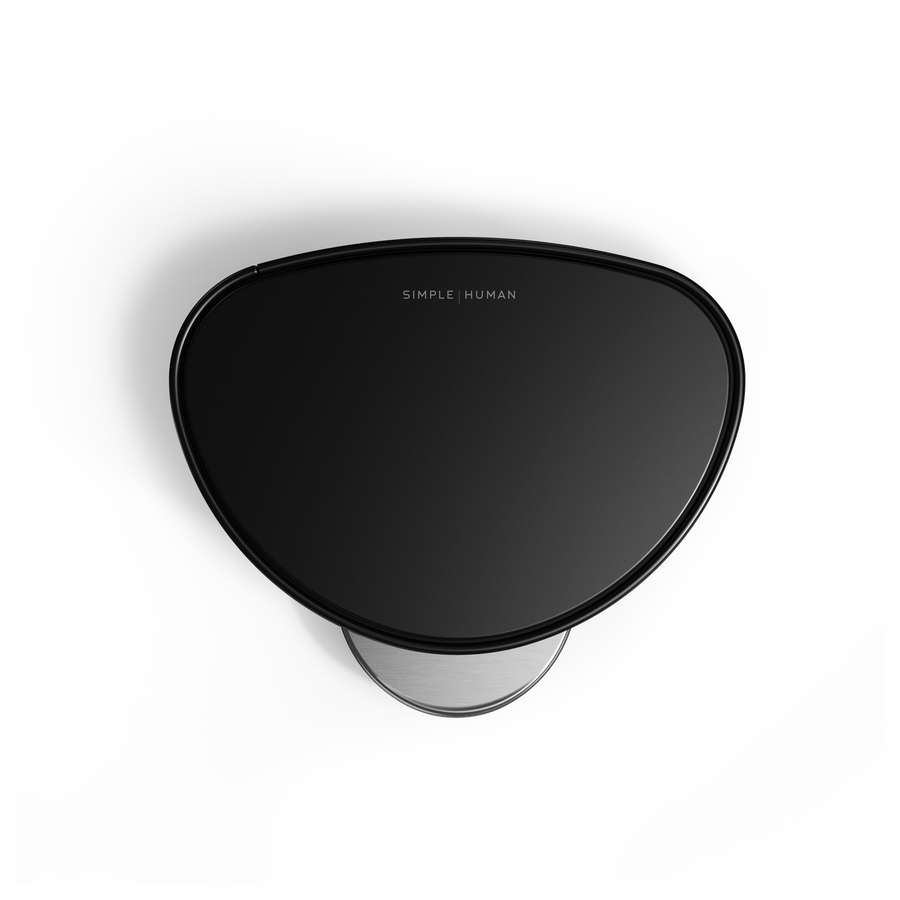 cubo semicircular con pedal de 6 litros