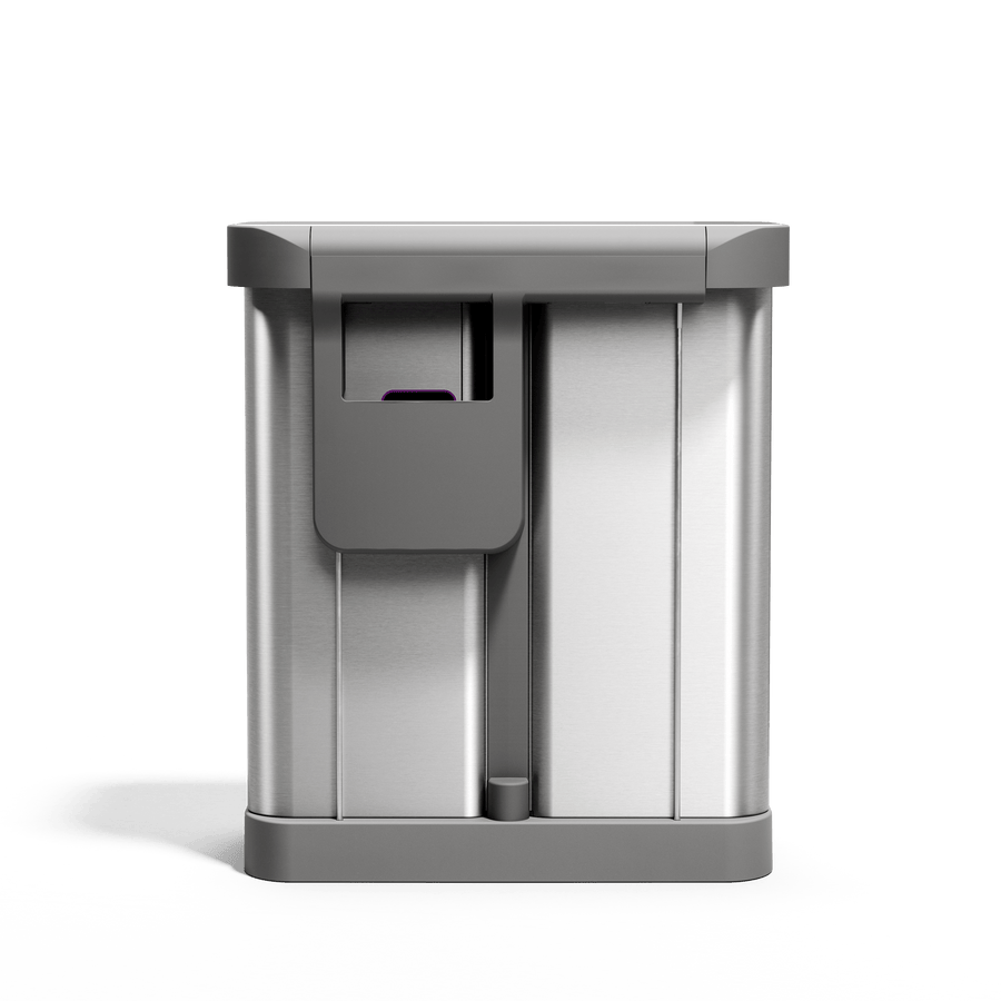 cubo con pedal y doble compartimento de 58L