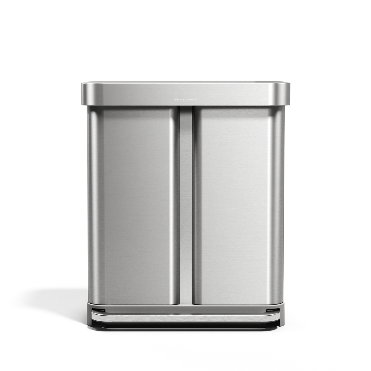 cubo con pedal y doble compartimento de 58L