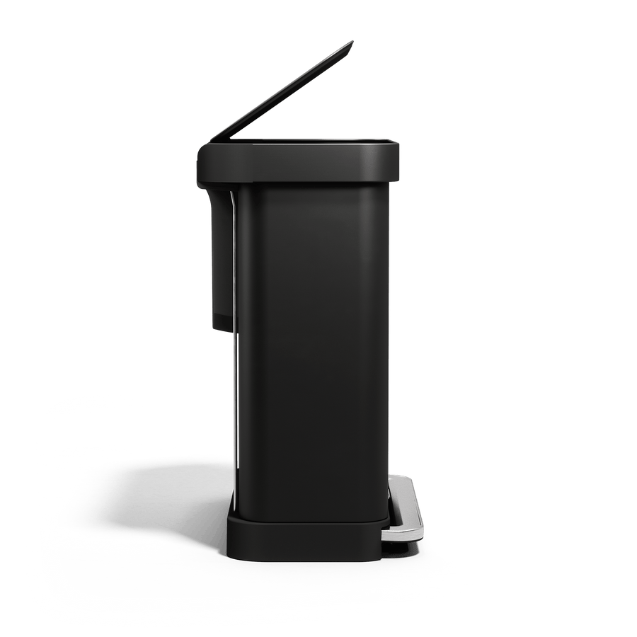 cubo con pedal y doble compartimento de 58L