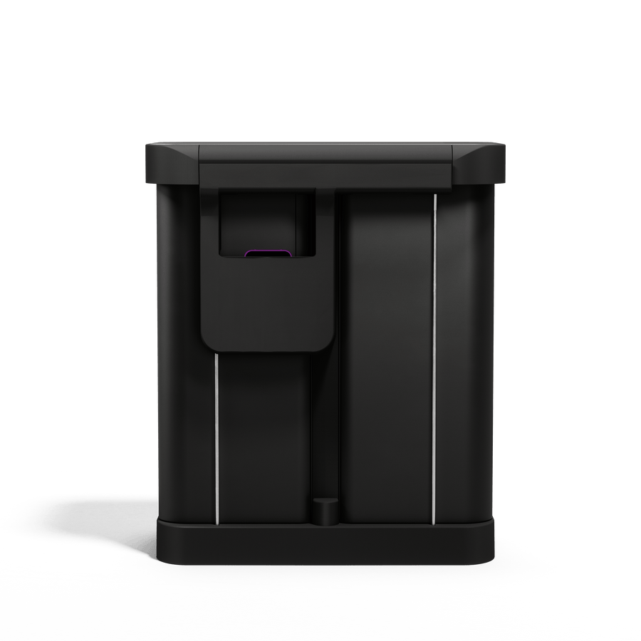 cubo con pedal y doble compartimento de 58L