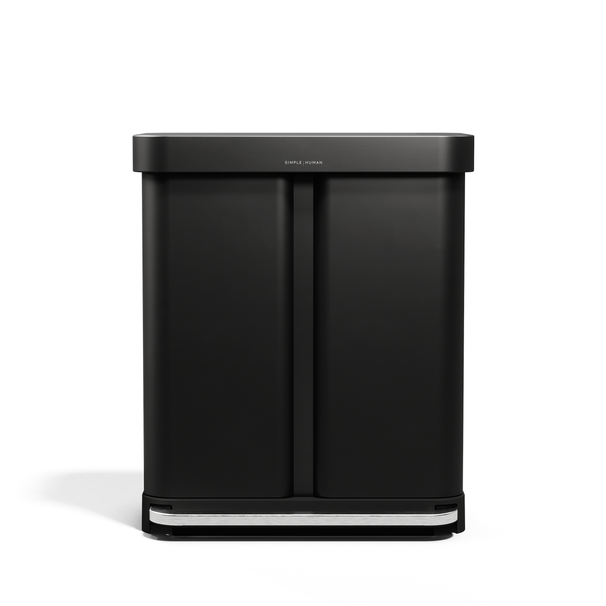 cubo con pedal y doble compartimento de 58L