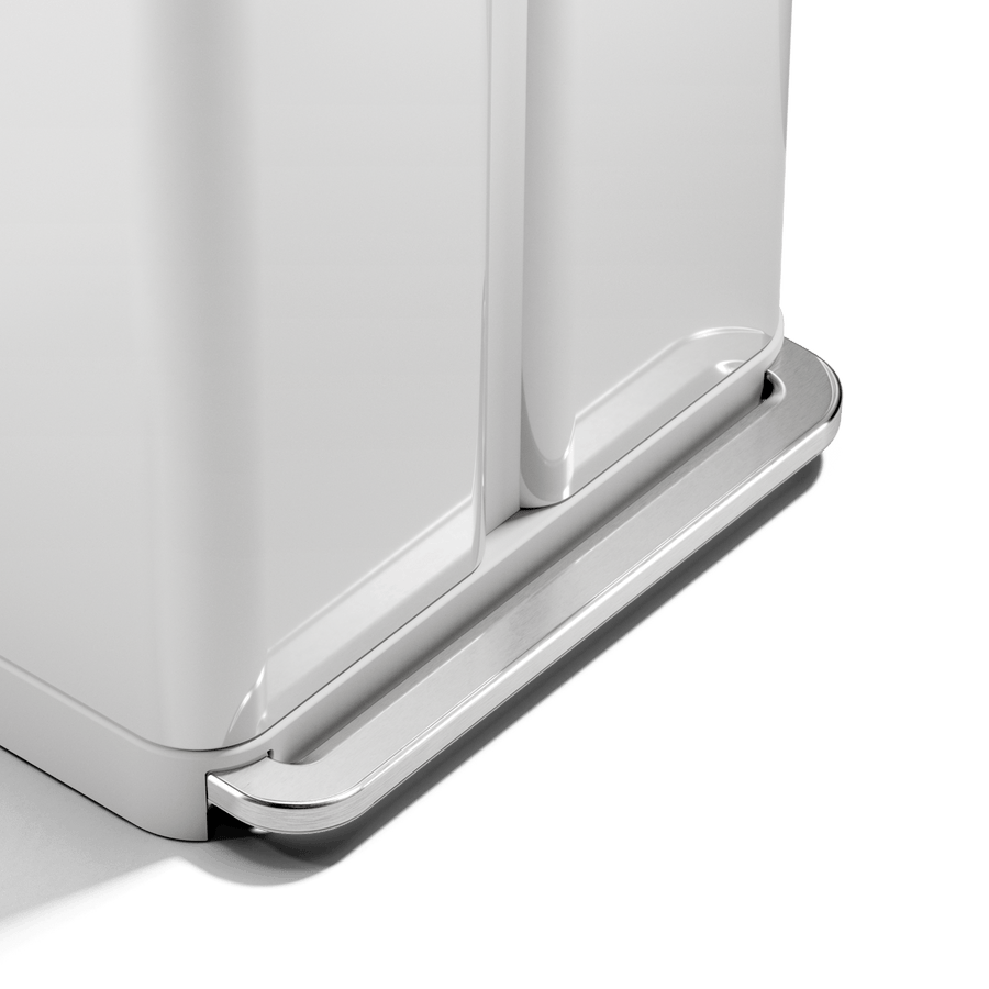 cubo con pedal y doble compartimento de 58L