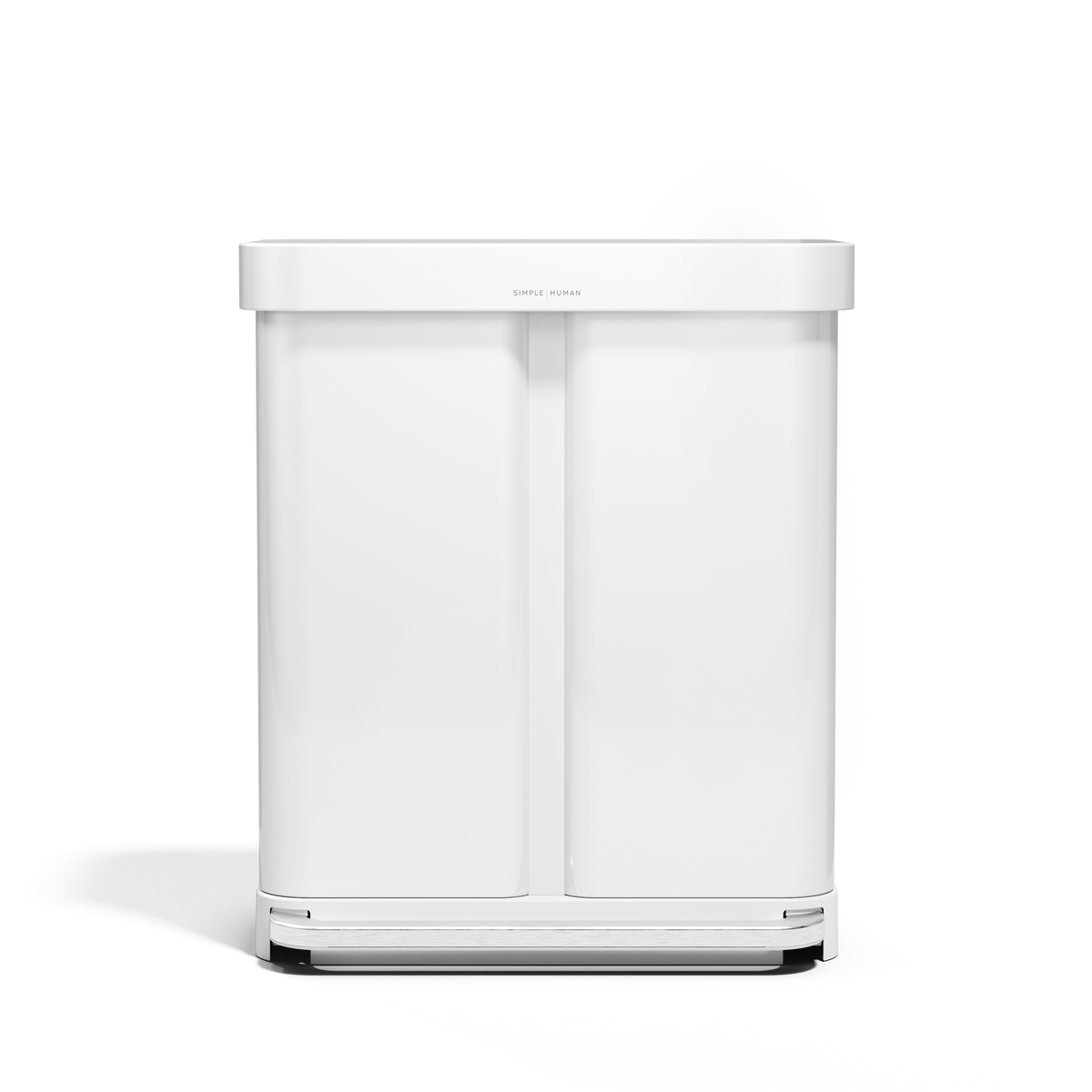 cubo con pedal y doble compartimento de 58L
