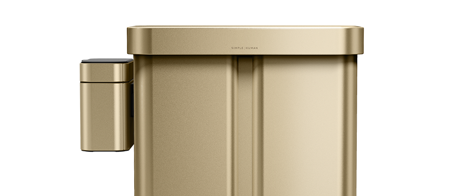 Cubo para Basura Orgánica - oro mate