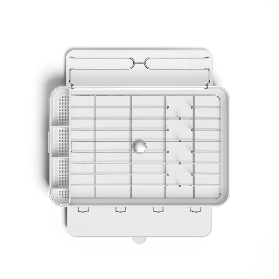 escurreplatos de acero