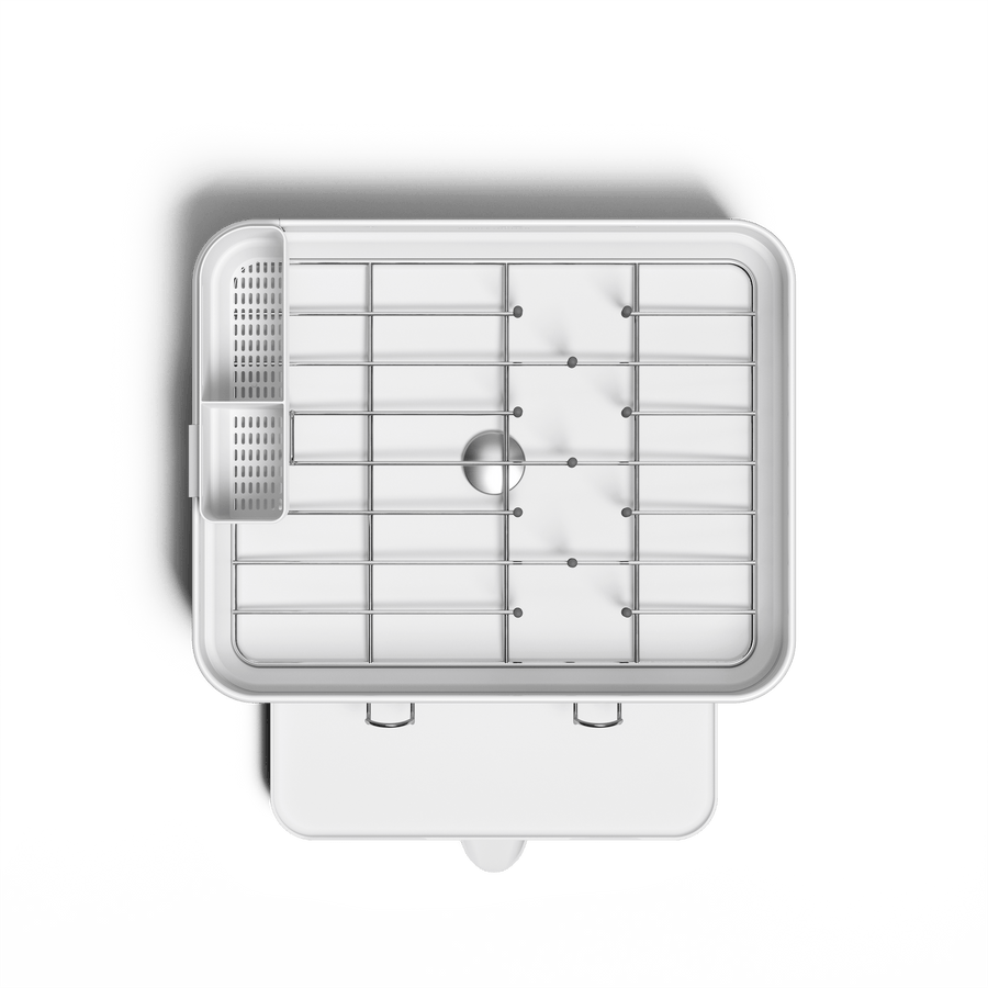 escurreplatos compacto de acero