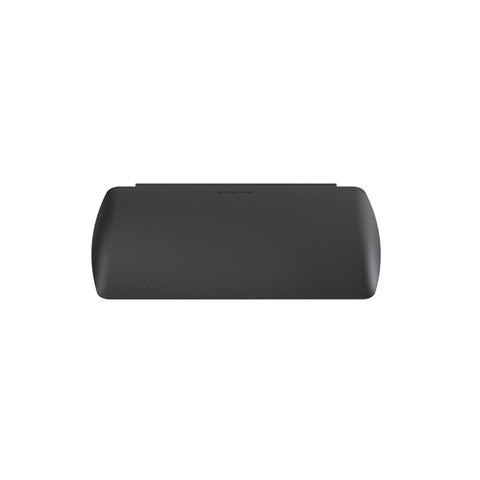tapa de plástico rectangular negra 
