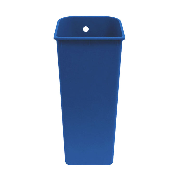 cubo de reciclaje de plástico azul de 20 l [SKU:pd6109]