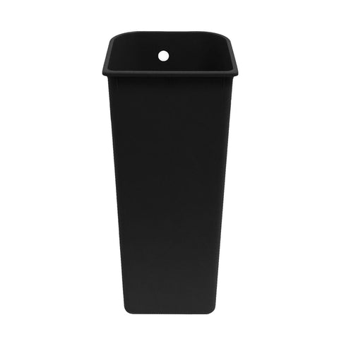 Cubo de plástico negro de 20 l [SKU:pd6110]