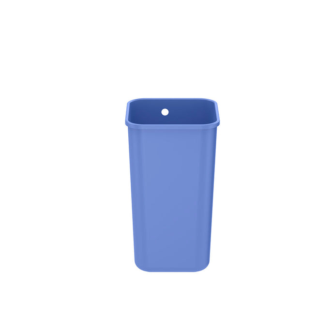 cubo de reciclaje de plástico azul de 20 l