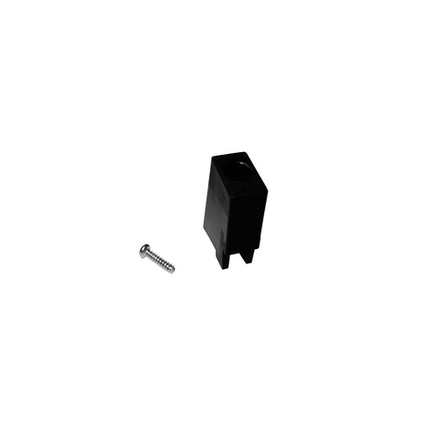 tapa elevadora de plástico negro 