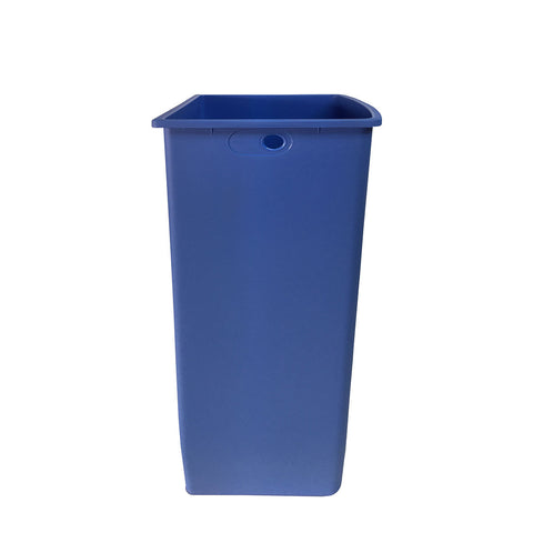 cubo de reciclaje azul 