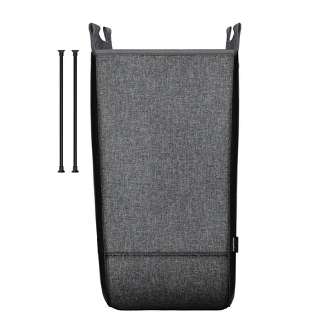 bolsa de ropa negra para cesta de la colada plegable individual
