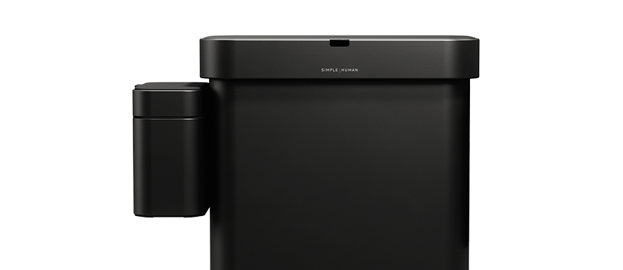 Cubo para Basura Orgánica - negro mate