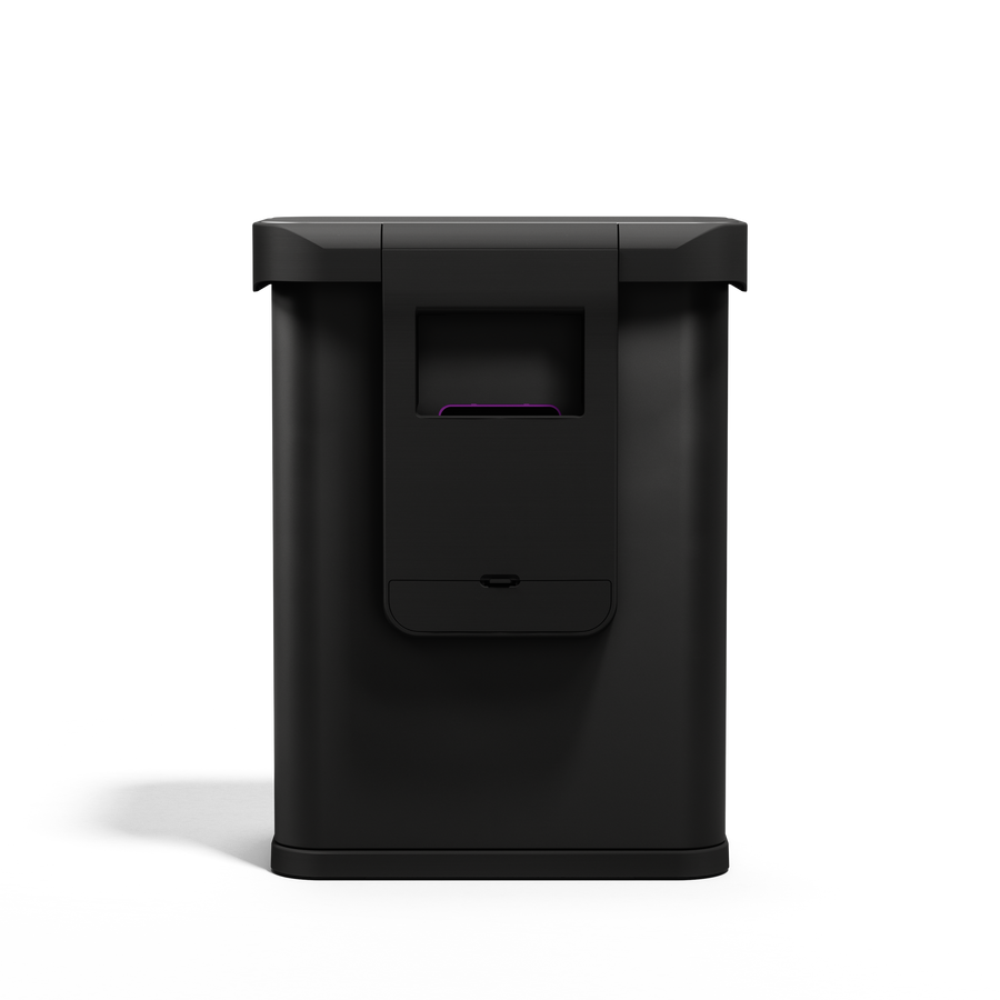 cubo rectangular con sensor de 58L