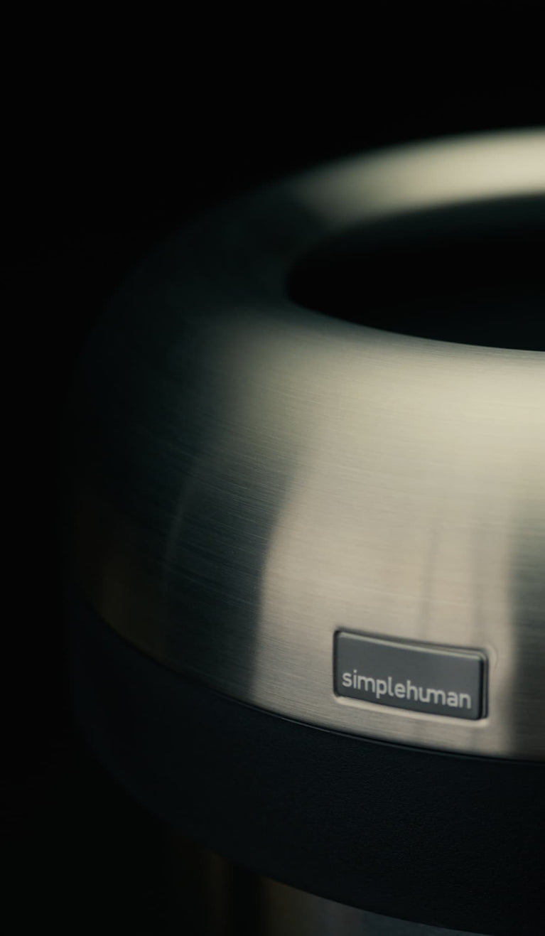 Close up of Simplehuman's Bullet Open Can. 