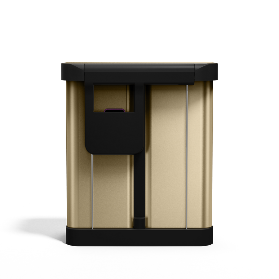 cubo con pedal y doble compartimento de 58L