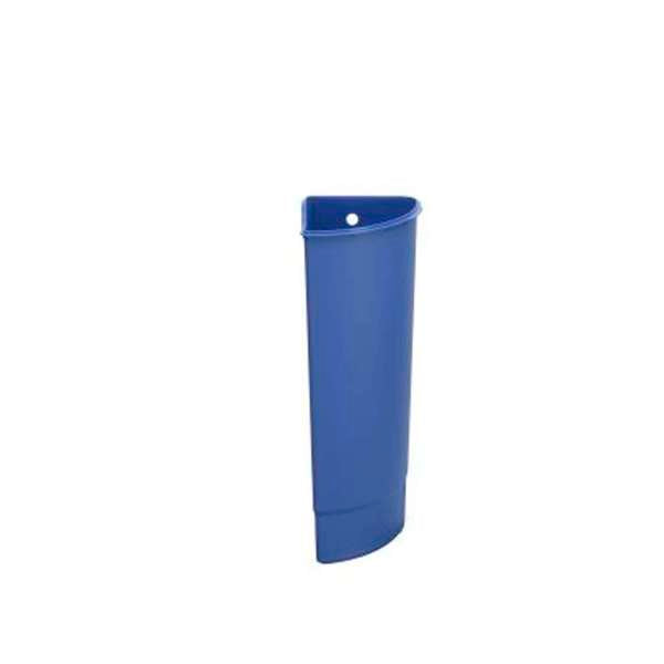 semicircular cubo de reciclaje azul [SKU:pd5043]