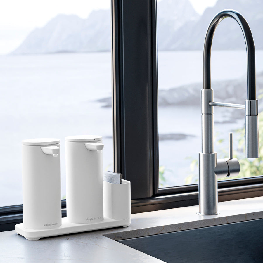 dispensador grande con sensor x2 con porta esponja