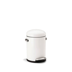 cubo retro con pedal de 4,5 litros