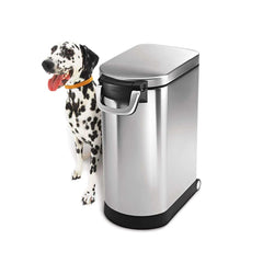 large pet food bin - lifestyle with dog image