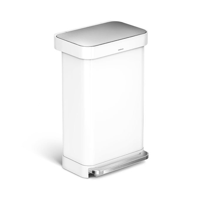 Simplehuman Cubos de basura - Cubo de basura 30 l, Touch-bar, acero  inoxidable cepillado CW2015