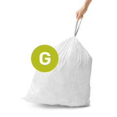 código G paquete de bolsas de basura a medida