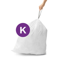 código K bolsas paquete de bolsas de basura a medida