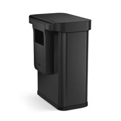 Simplehuman Cubos de basura - Cubo de basura con apertura sin contacto para  residuos clasificados, con sensor de voz y de movimiento, 58 l, acero  inoxidable cepillado ST2036