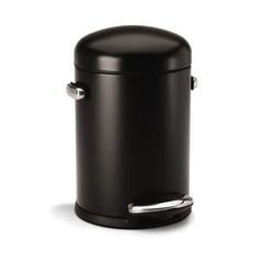 cubo retro con pedal de 4,5 litros