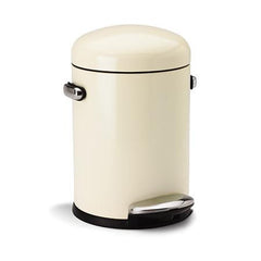 cubo retro con pedal de 4,5 litros