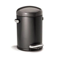 cubo retro con pedal de 4,5 litros